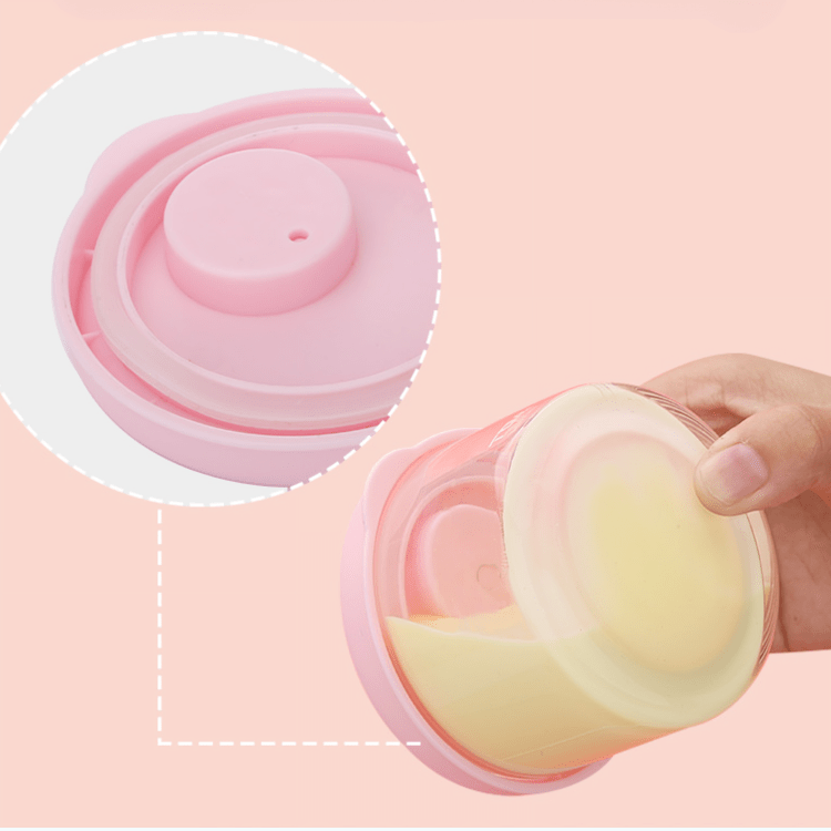 Multipurpose Borosilicate Glass Food Storage Bowl with Lid & Measurement Scale (150ml)