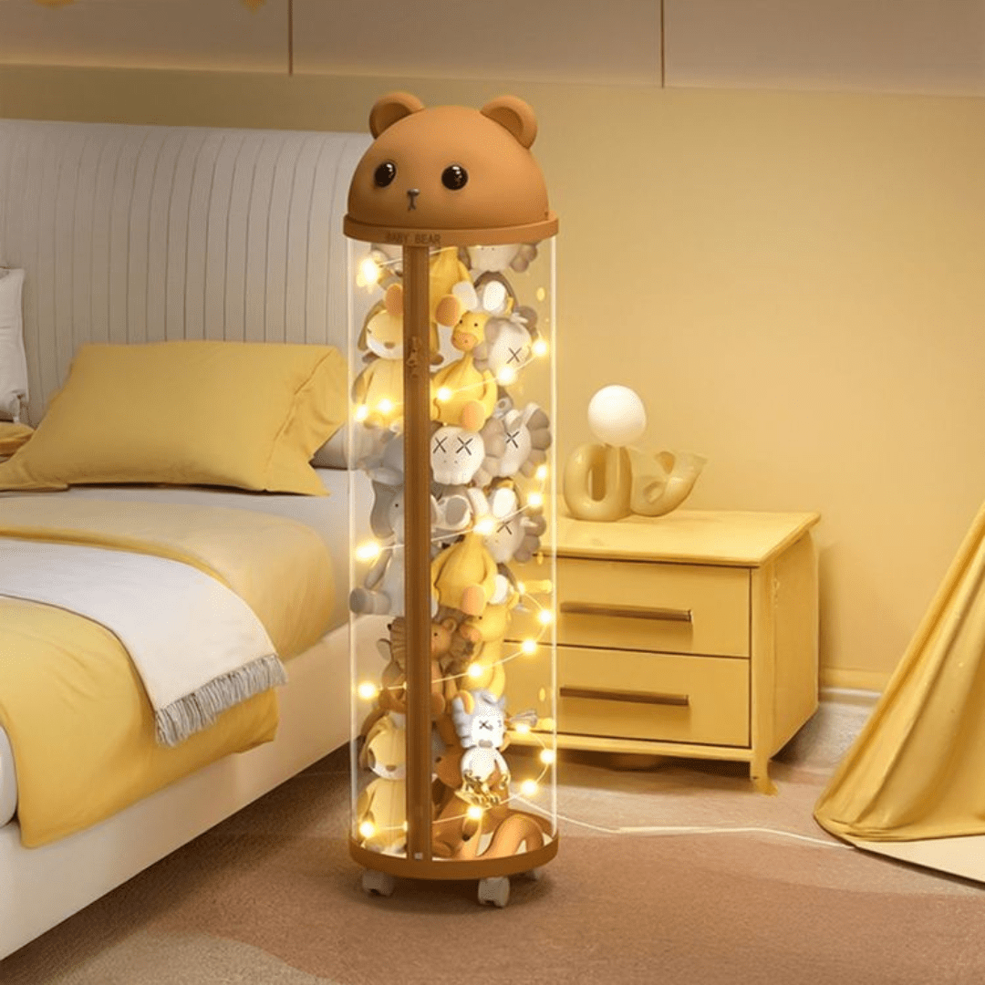 Multipurpose Transparent Plastic Storage Tube with Zipper(30cm)