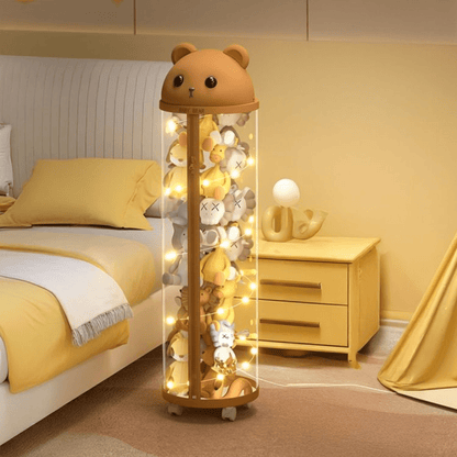 Multipurpose Transparent Plastic Storage Tube with Zipper(30cm)