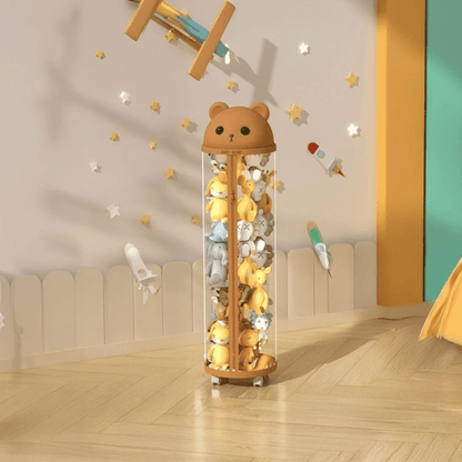 Multipurpose Transparent Plastic Storage Tube with Zipper(30cm)