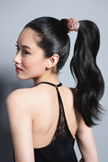 The Hair Edit Ruched Ribbons in models hair