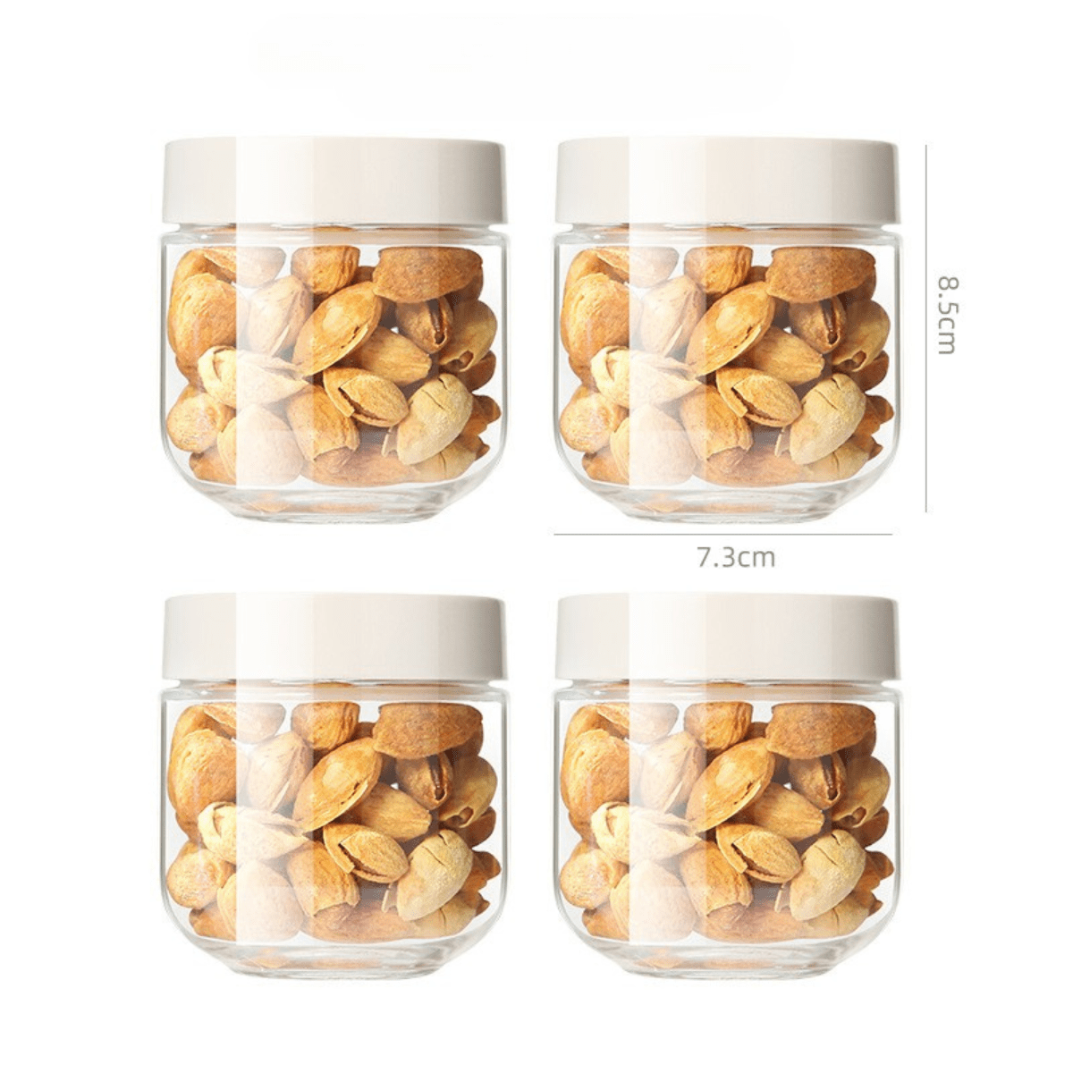 Premium Glass Airtight Food Storage Jar(300ML)