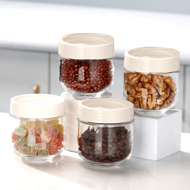 Premium Glass Airtight Food Storage Jar(300ML)