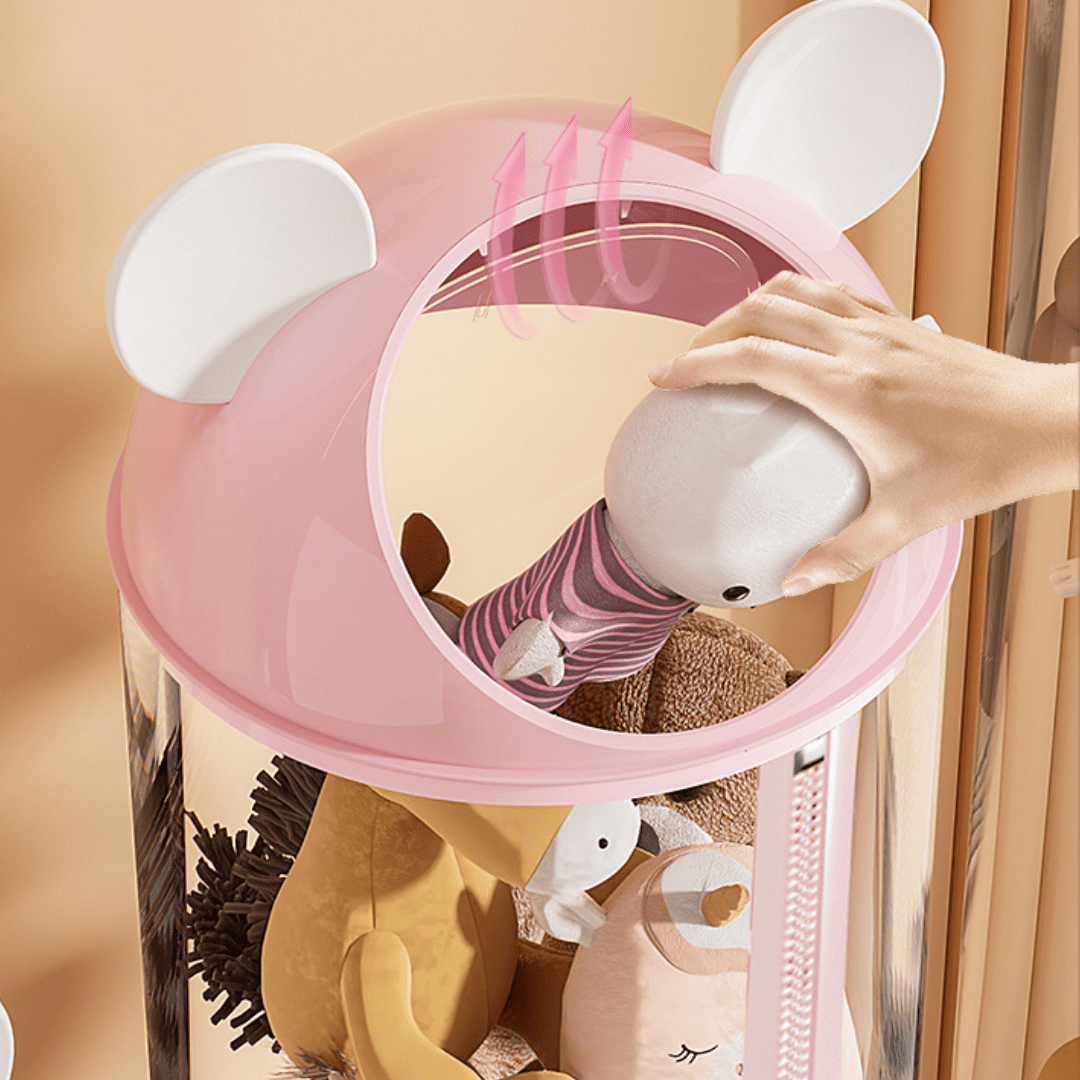 Multi-Purpose Transparent Kids Toys Plastic Storage Tube with Zipper(30cm)