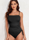 Yasmin Drawstring One-Piece Swimsuit - Viaroi