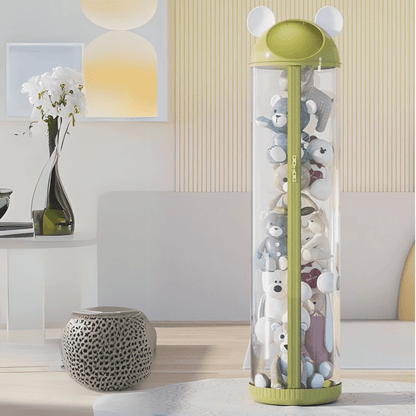 Multi-Functional Transparent Toys Storage Tube with Zipper(30cm)