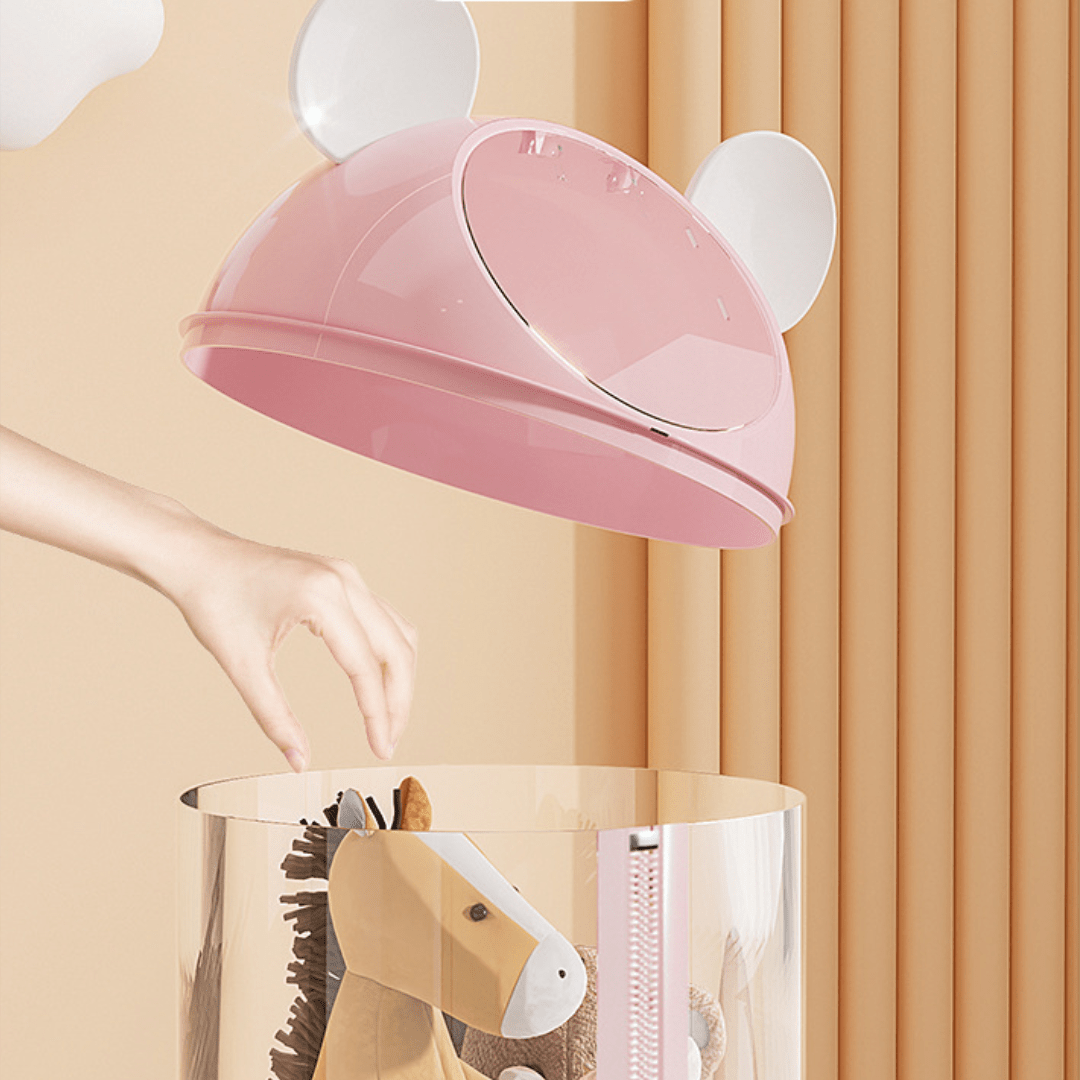 Multi-Purpose Transparent Kids Toys Plastic Storage Tube with Zipper(30cm)