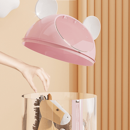 Multi-Purpose Transparent Kids Toys Plastic Storage Tube with Zipper(30cm)