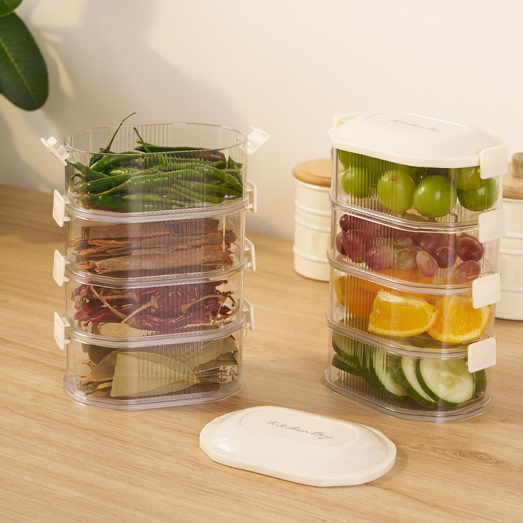 Multilayer Seasoning Storage Box