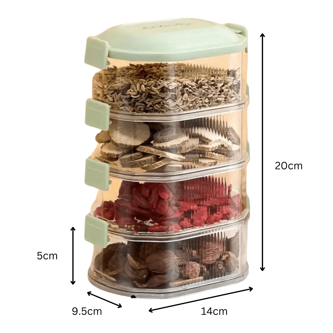 Multilayer Seasoning Storage Box
