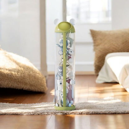 Multi-Functional Transparent Toys Storage Tube with Zipper(30cm)