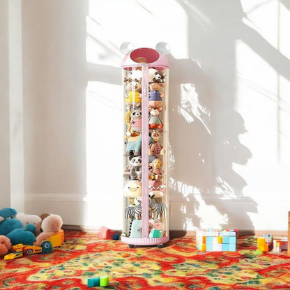 Multi-Purpose Transparent Kids Toys Plastic Storage Tube with Zipper(30cm)