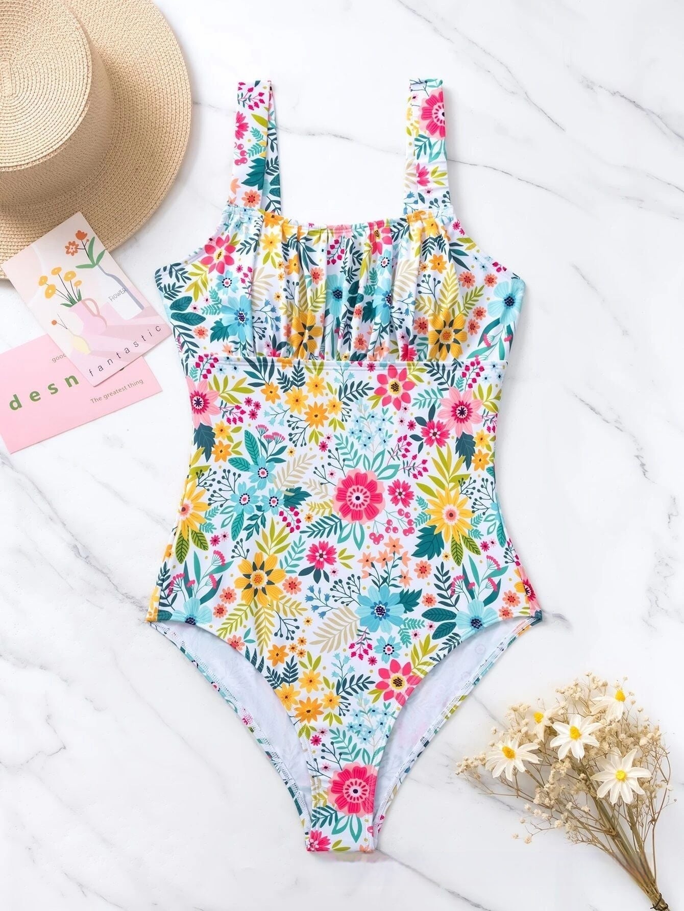 Calla Floral Swimsuit - Viaroi